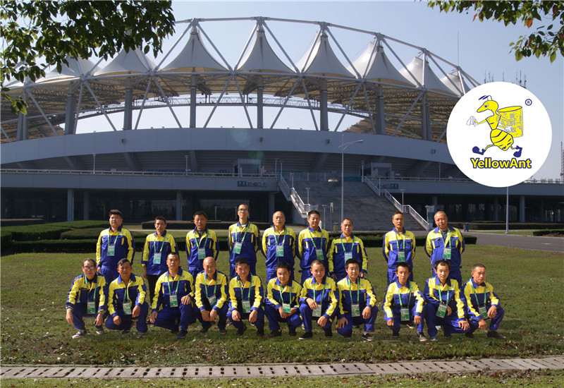 武漢軍運會黃螞蟻熱心服務剪影